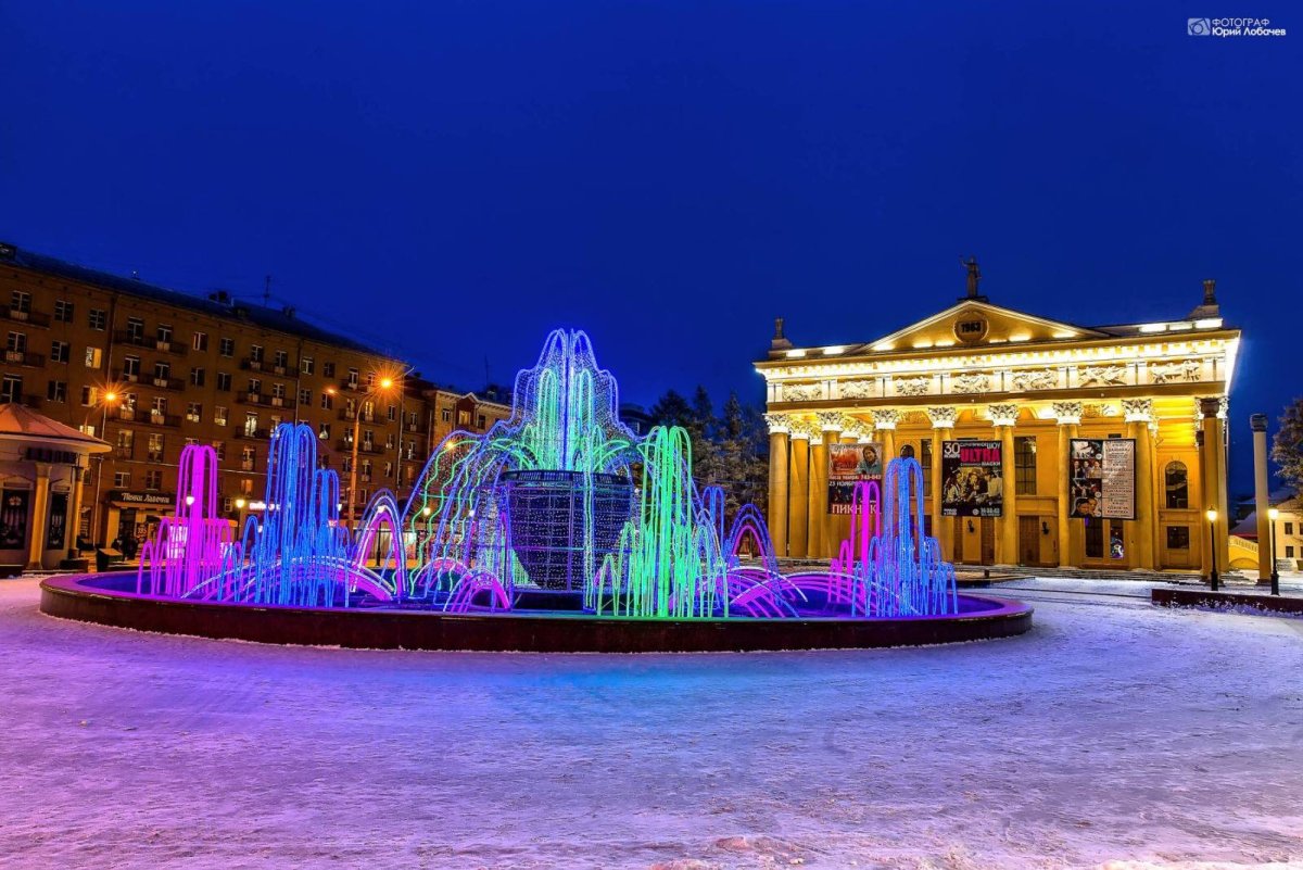 Драмтеатр Новокузнецк зимой