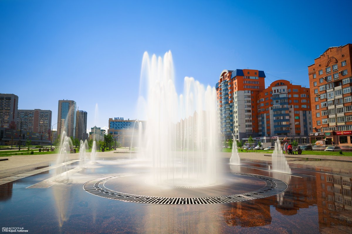 Поющий фонтан в Новокузнецке