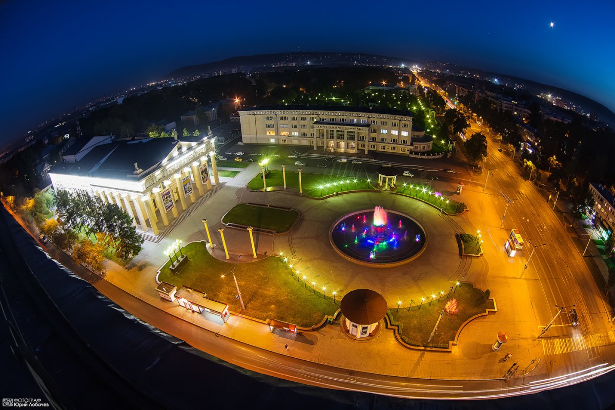 Ночной Новокузнецк