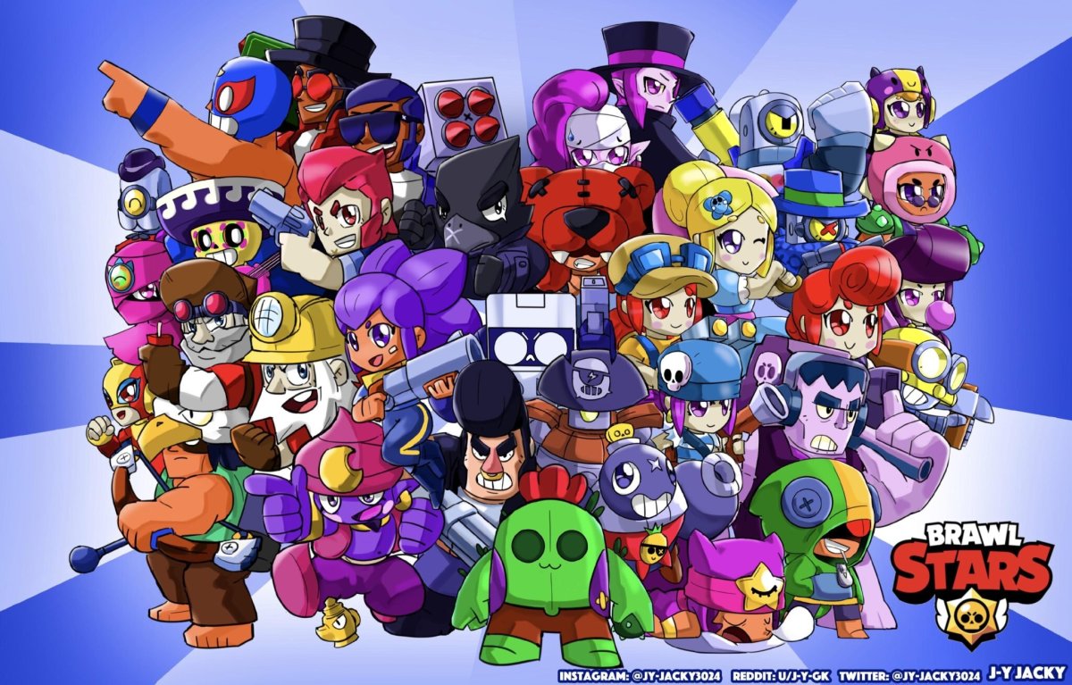 Логотип Brawl Stars на прозрачном фоне