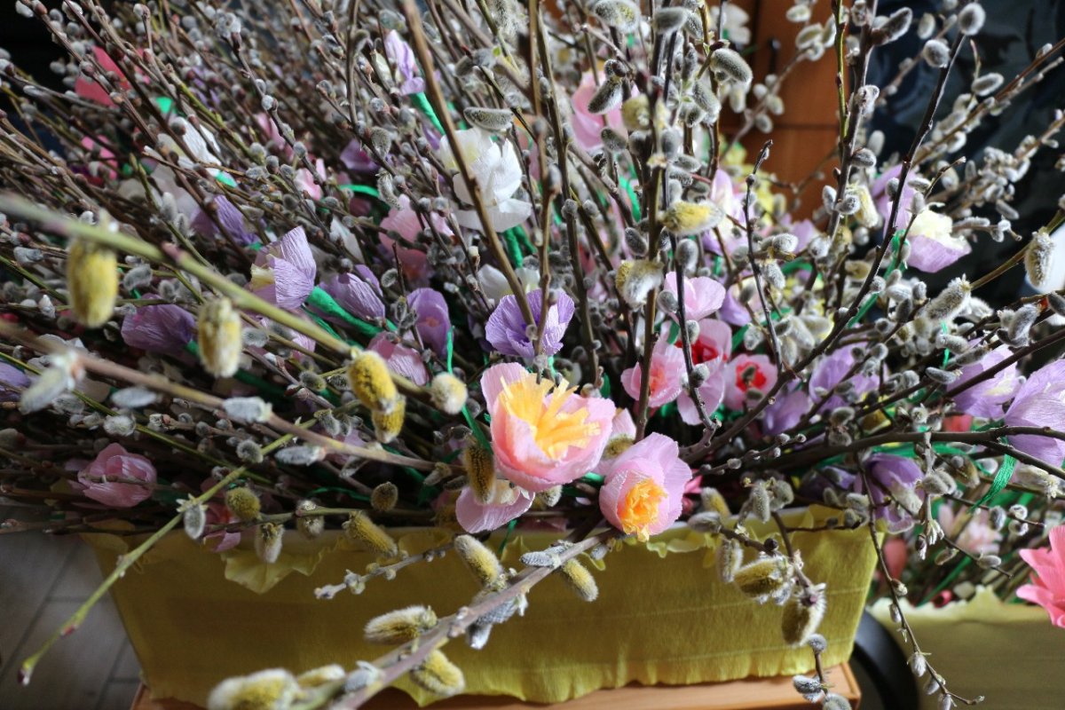 Композиции к Вербному воскресенью из вербы