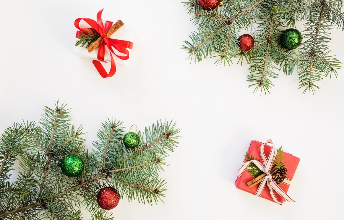 Новогодние еловые ветки