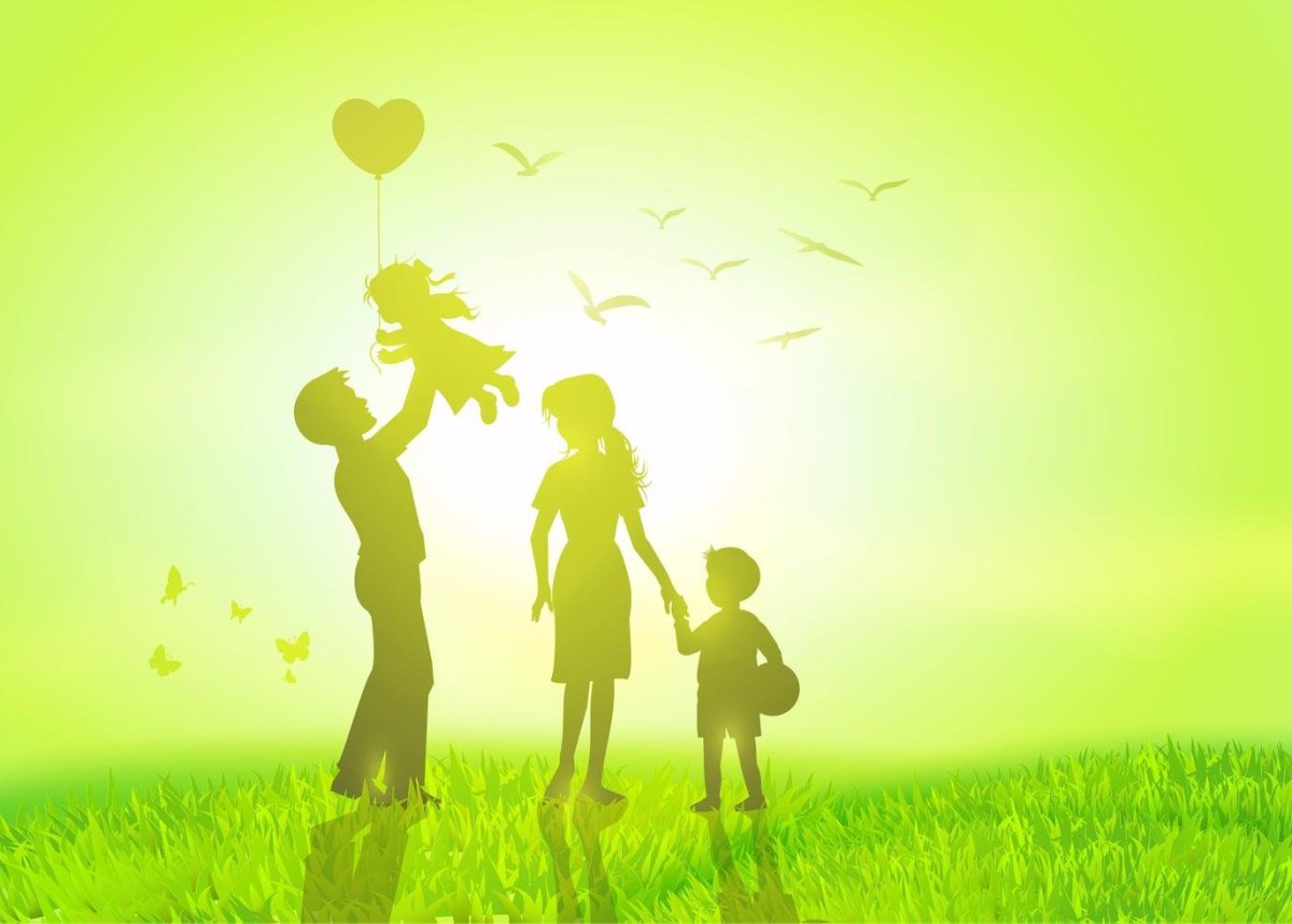 Фон семья для детей