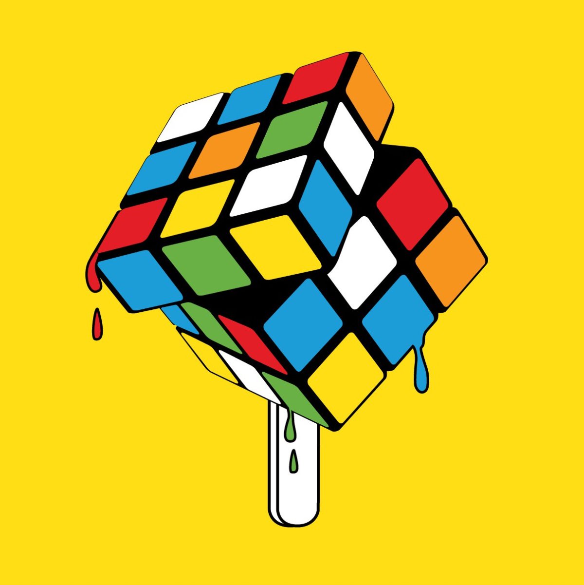 Кубик рубик рисунок