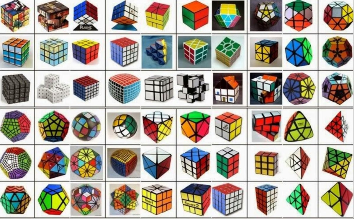 Разновидности кубика Рубика 3х3