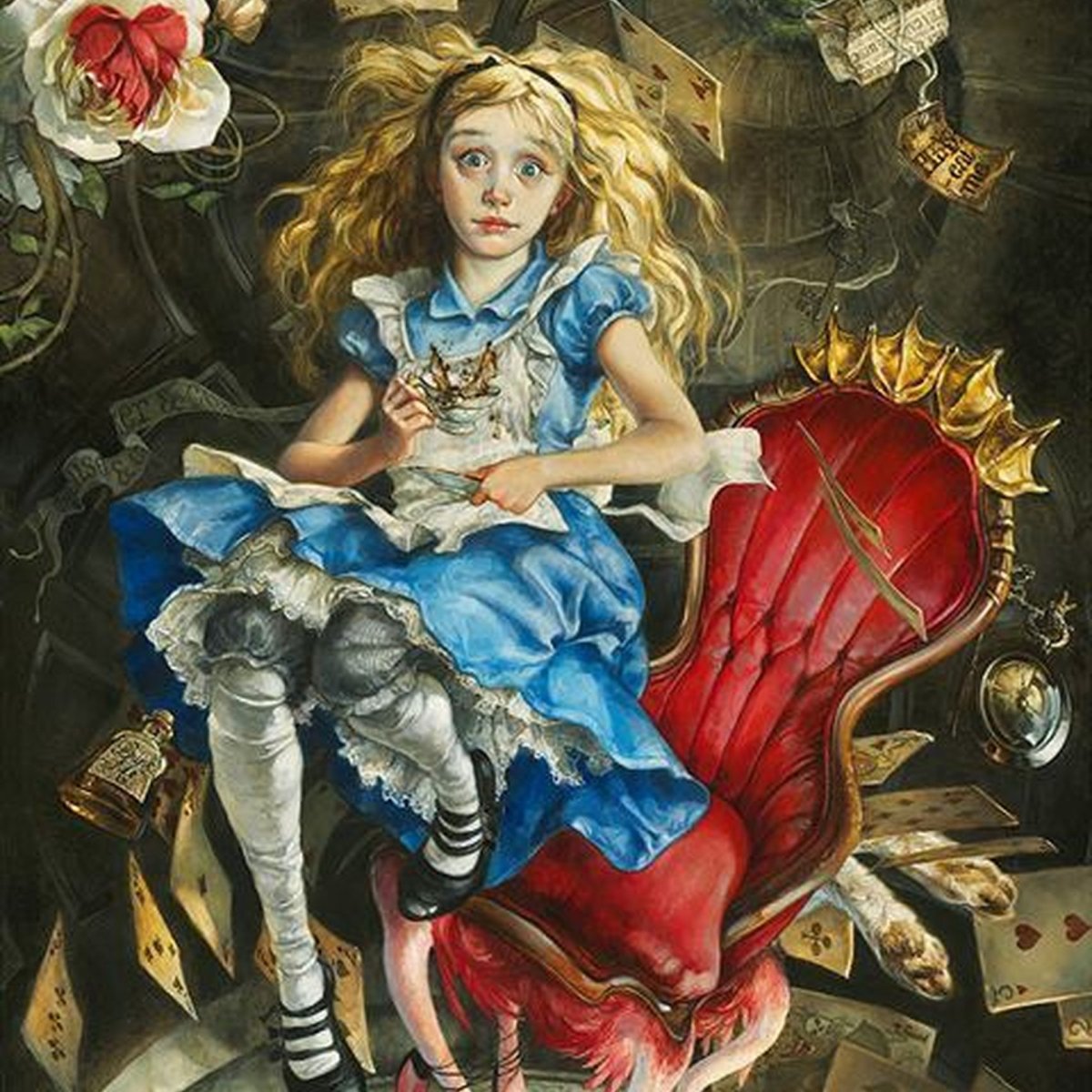 Алиса в стране чудес чаепитие