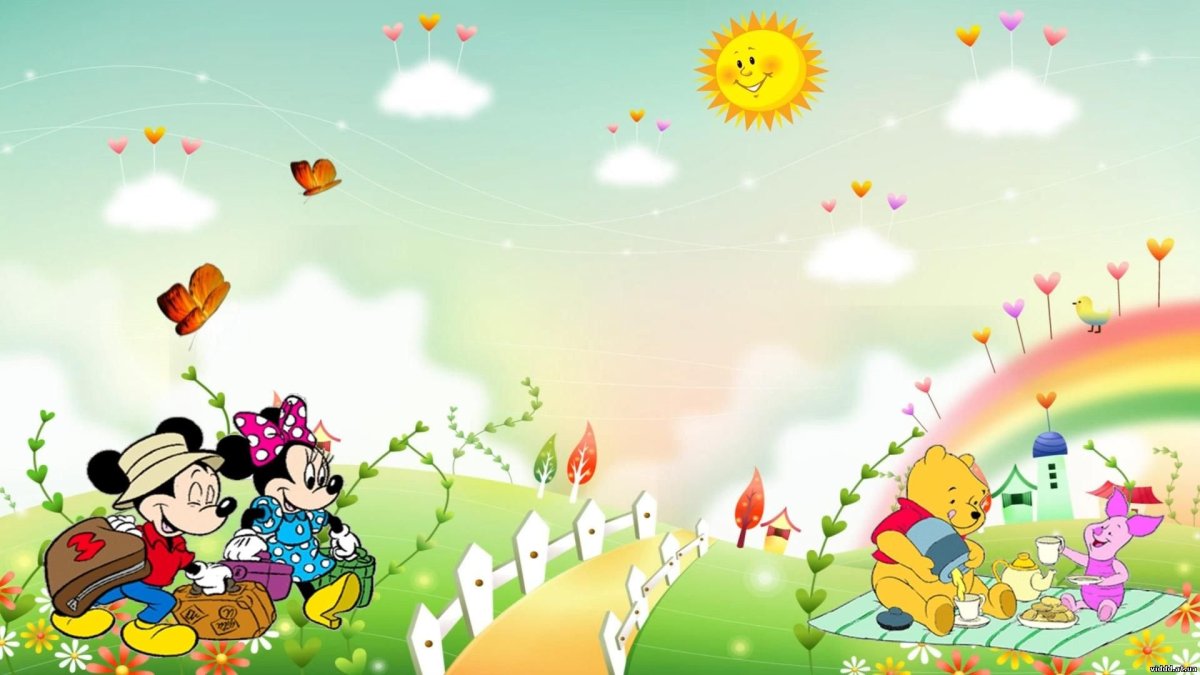 Фон детский сад