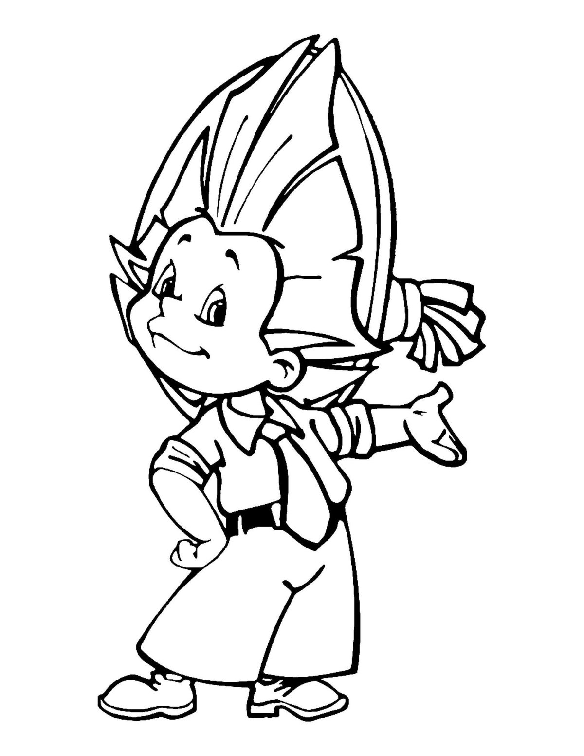 Незнайка на Луне рисунок