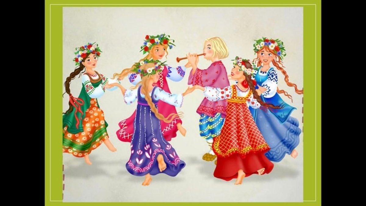 Красные женщины хоровод картина