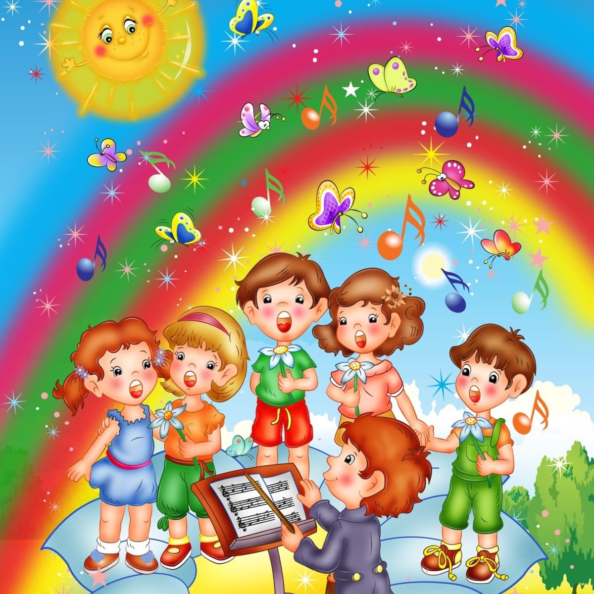 Детский сад картина