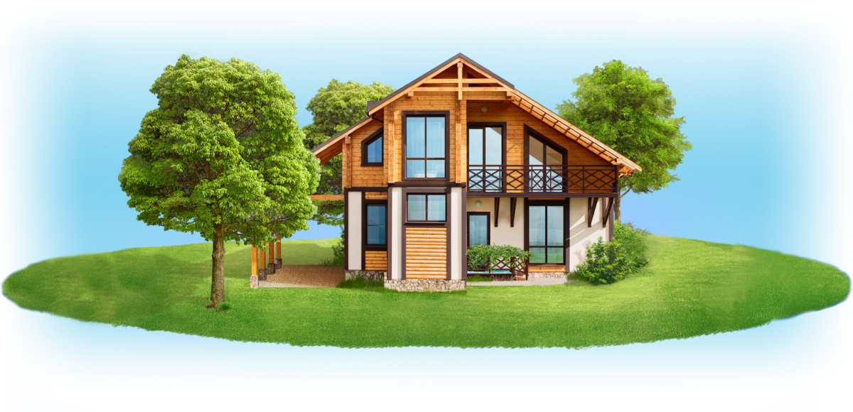 Домик мультяшный