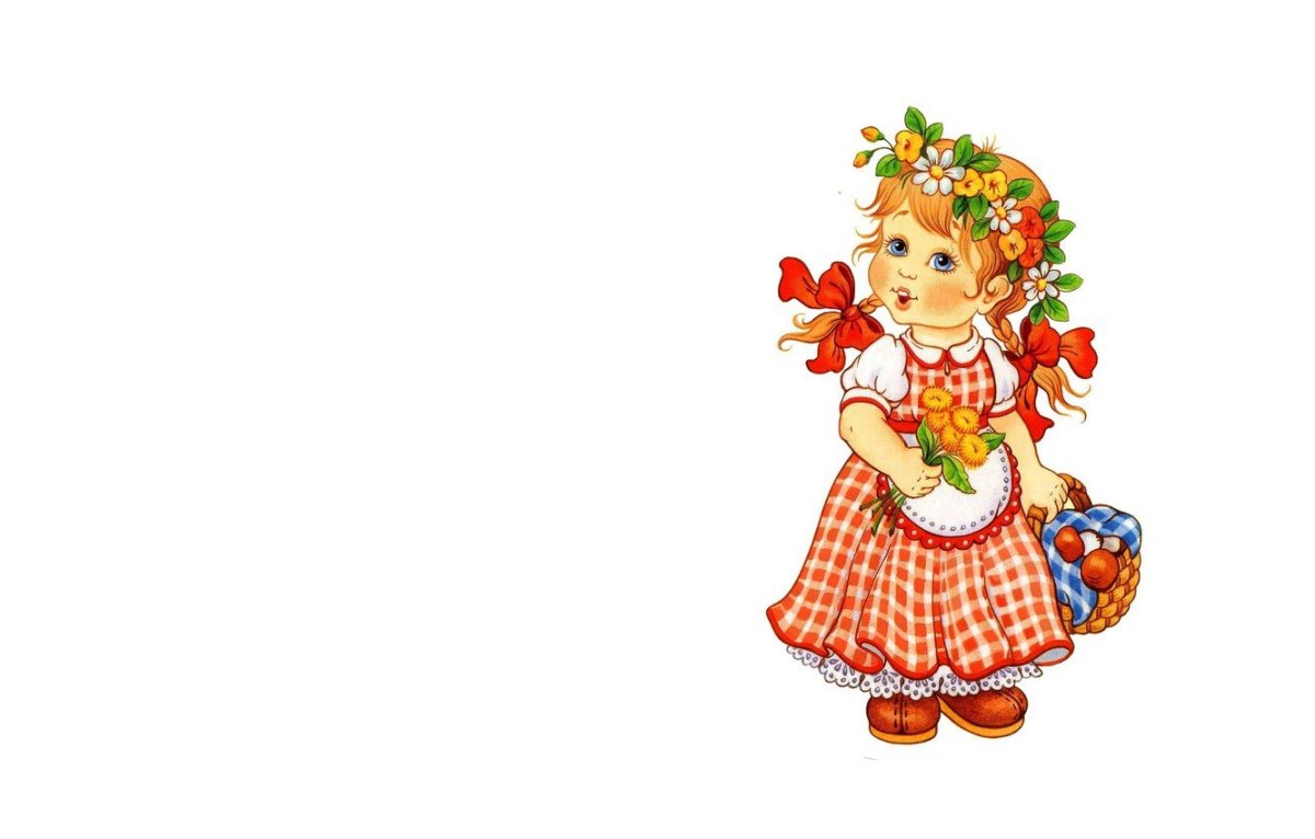 Девочка на прозрачном фоне