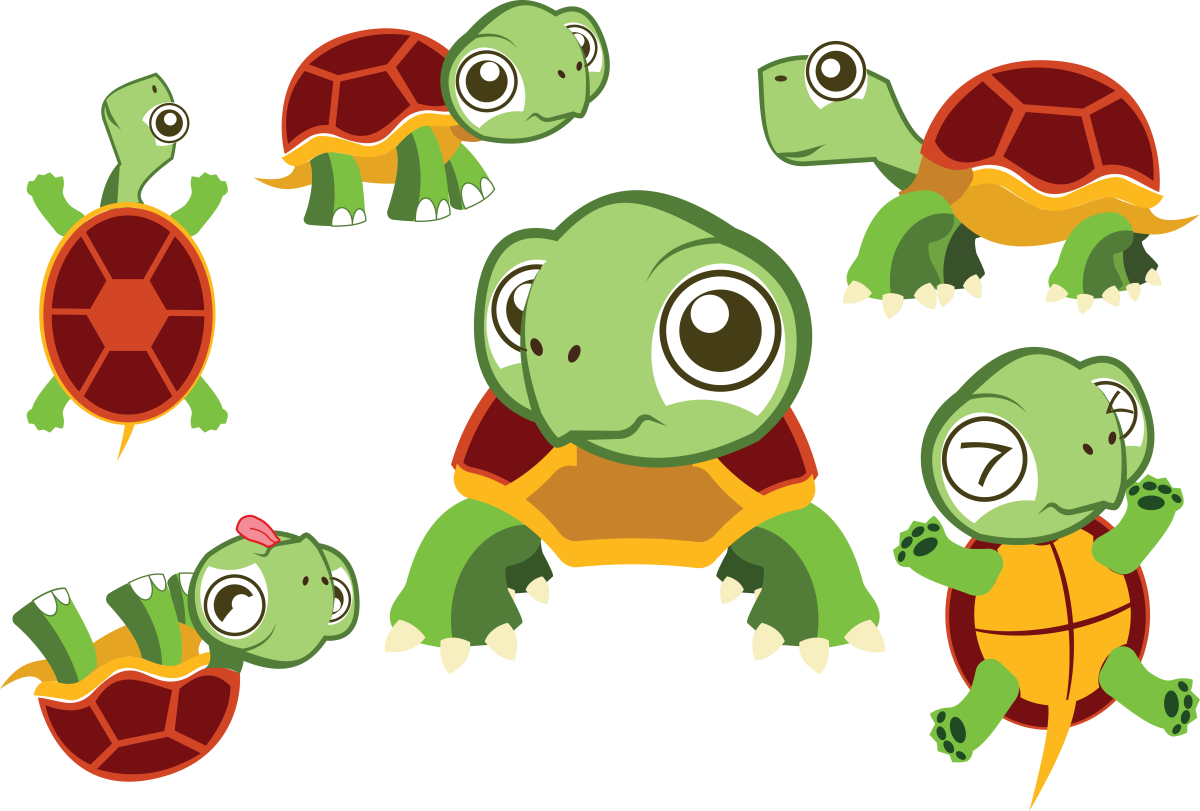 Черепаха карандашом