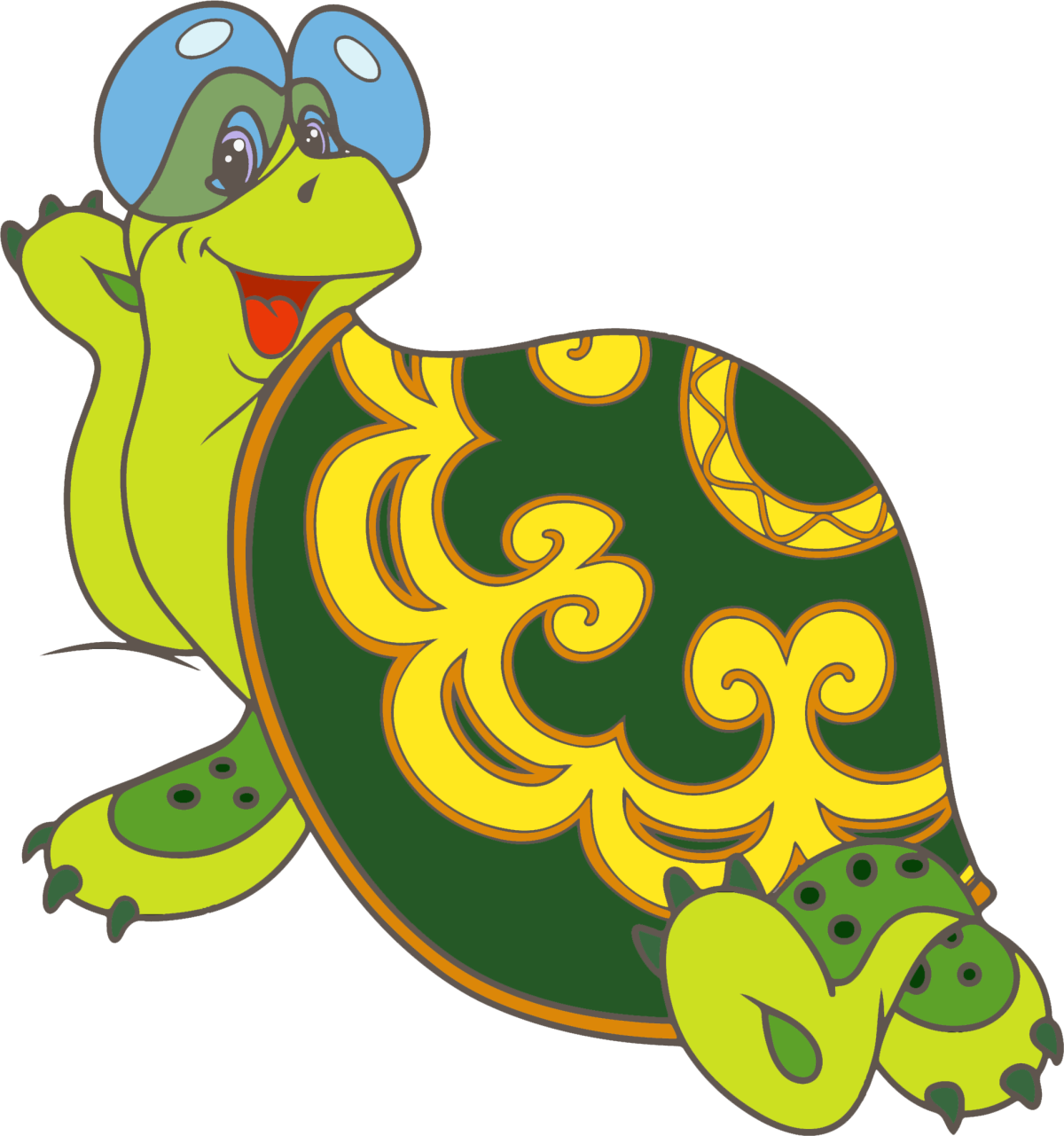 Черепаха рисунок для детей