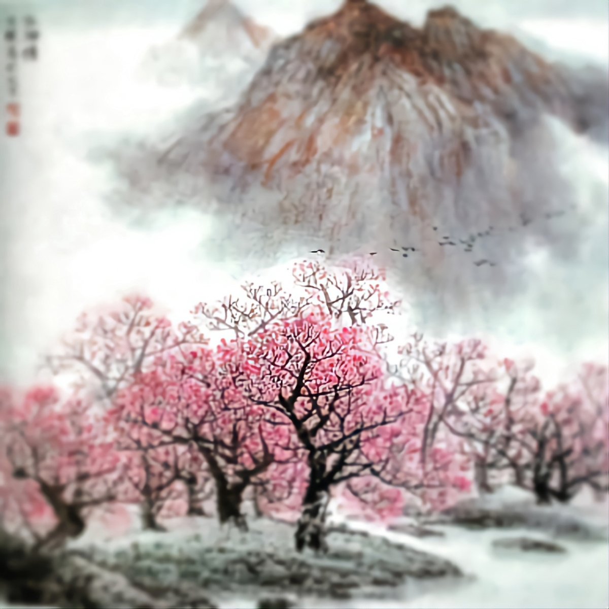 Усин японская живопись