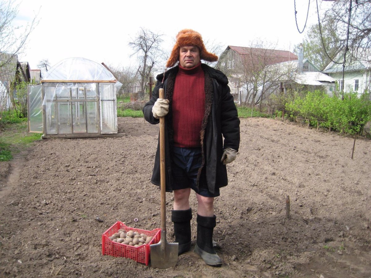 Пахать на даче