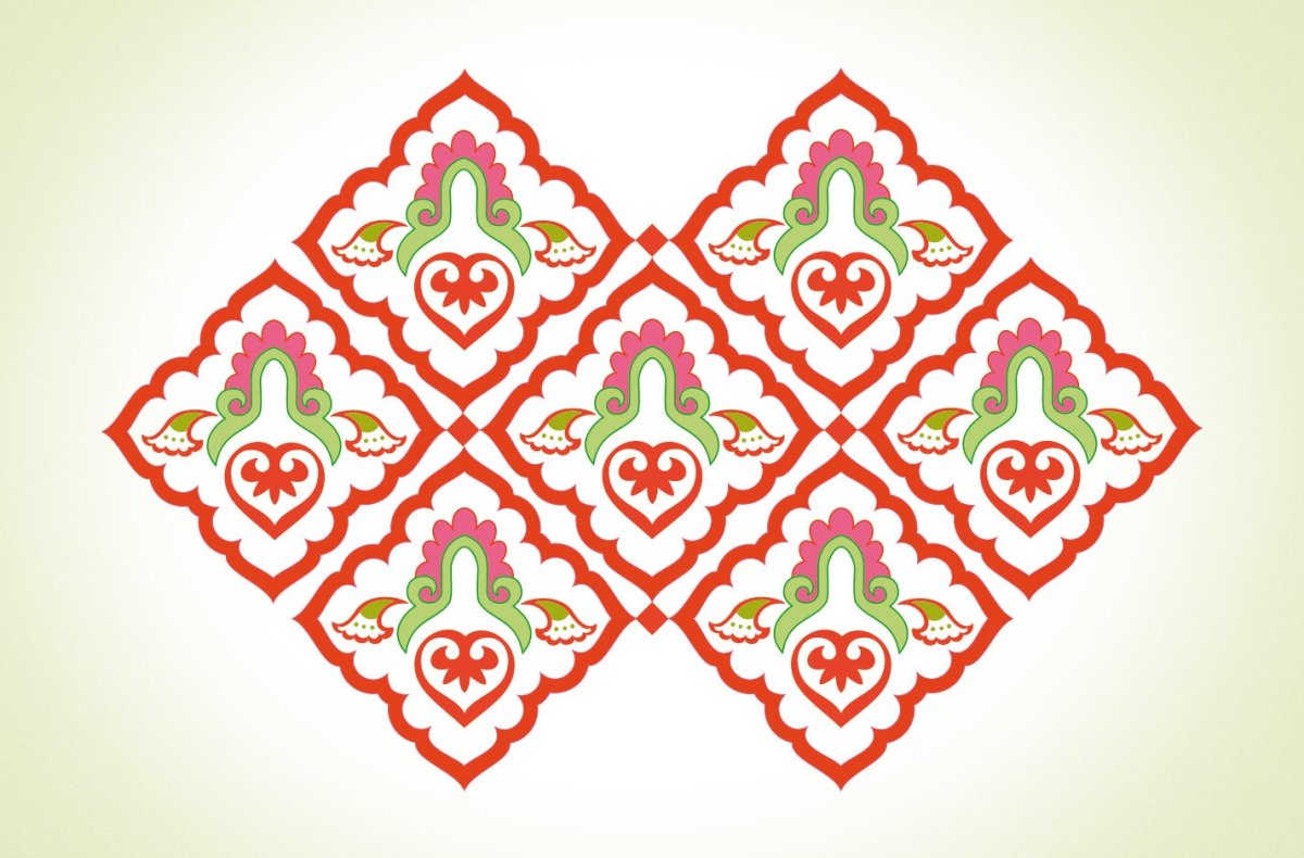 Татарский орнамент Лотос