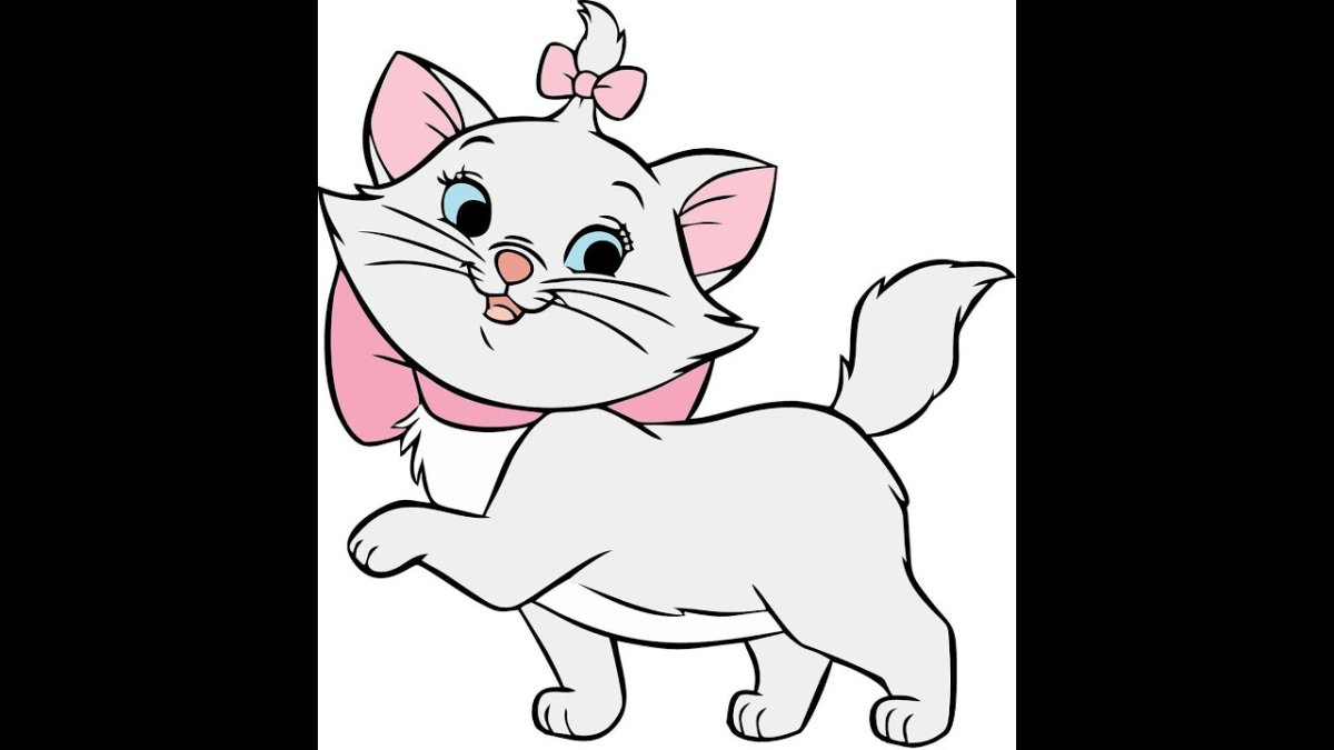 Кошечка Мари сахарная печать