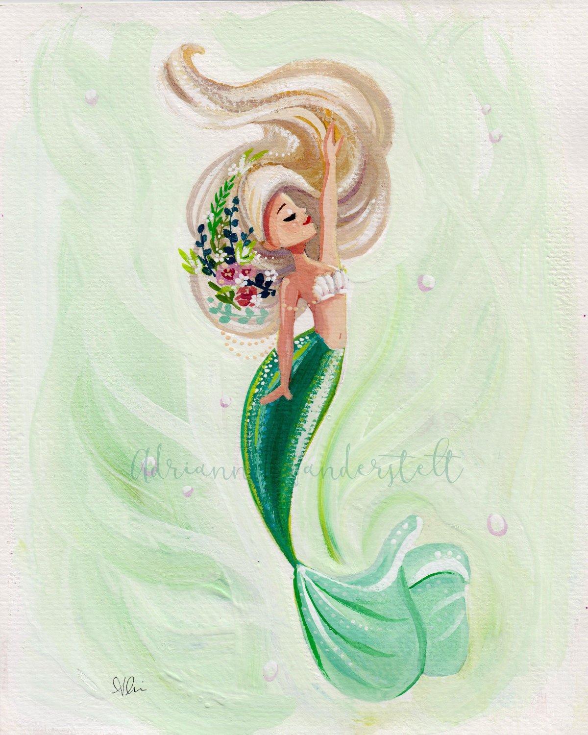 Русалки красивые мультяшные