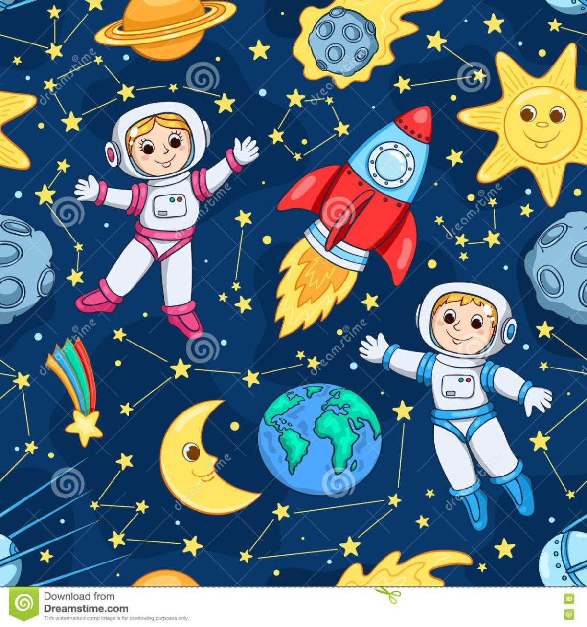 Детям о космосе и космонавтах