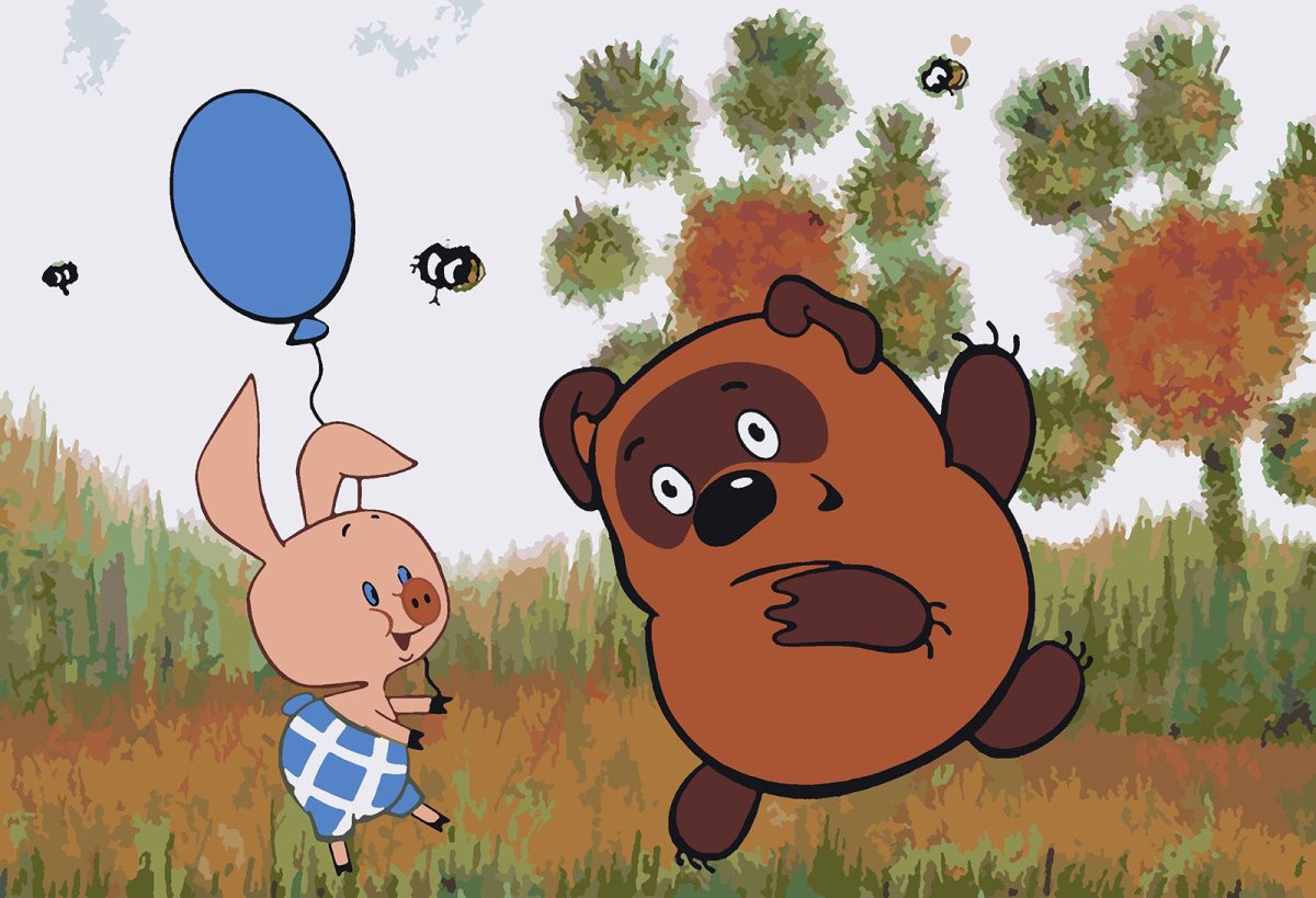 Винни пух и Пятачок мультфильм