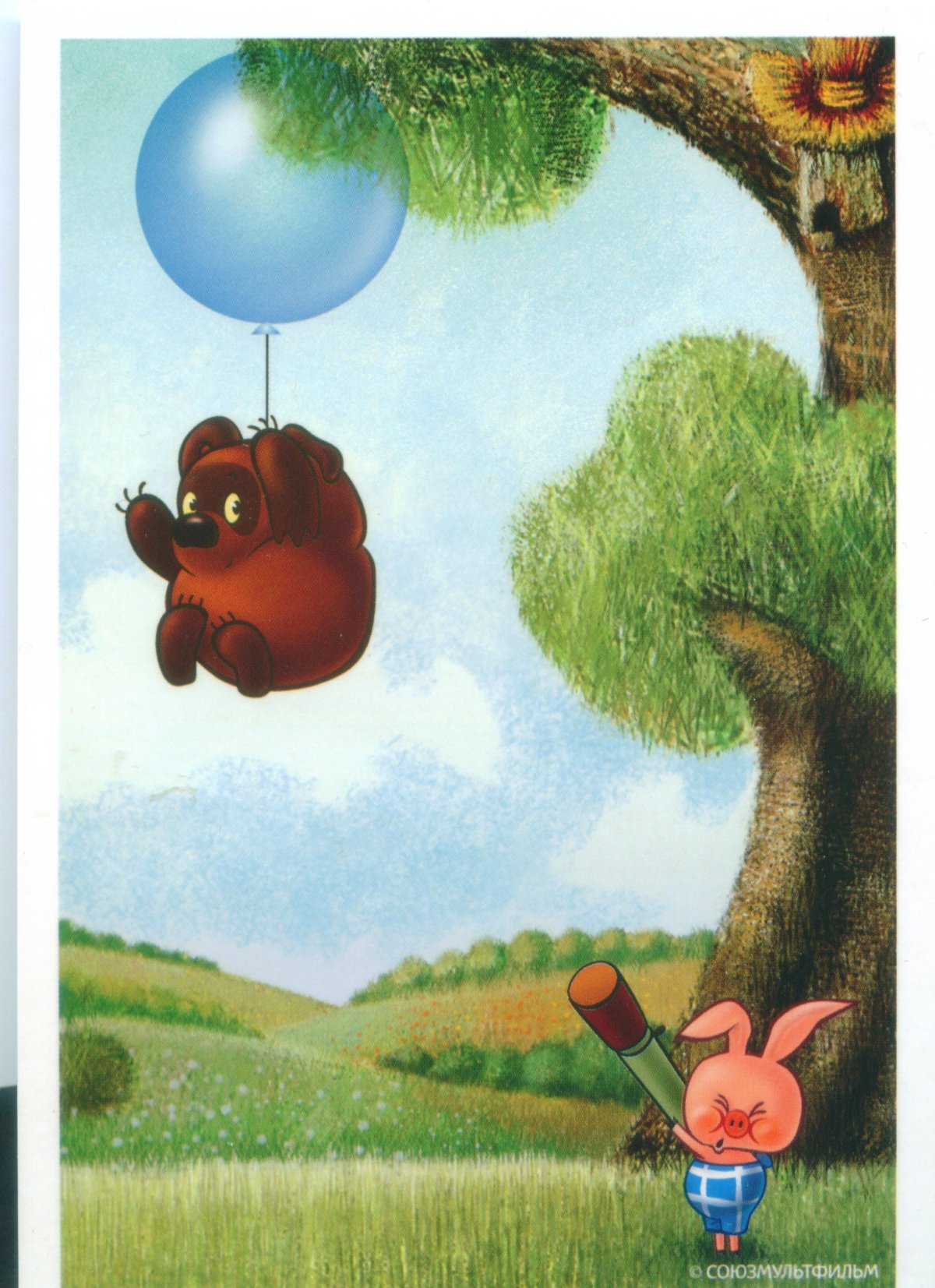 Винни пух Дисней с шариками