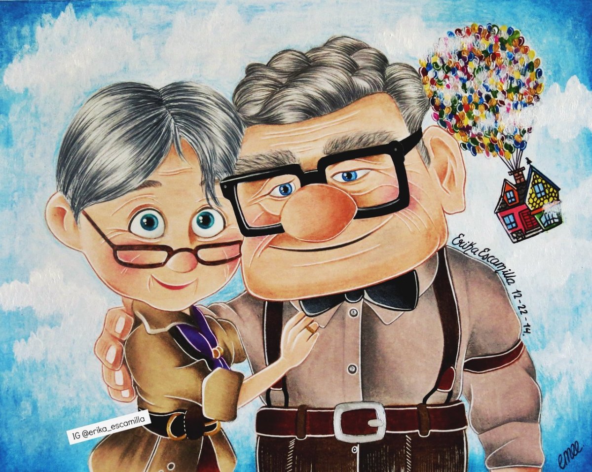 Карл Фредриксен и Элли