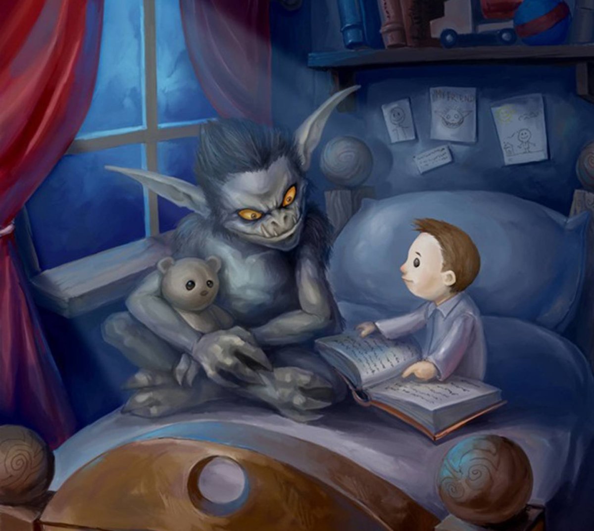 Джио Россо подкроватный монстр