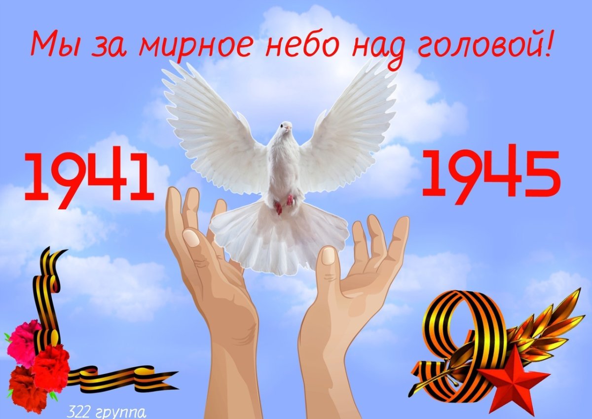 Я за мирное небо над головой