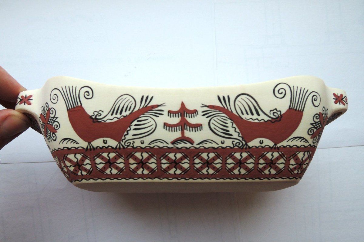 Городецкая роспись Розан Купавка Ромашка