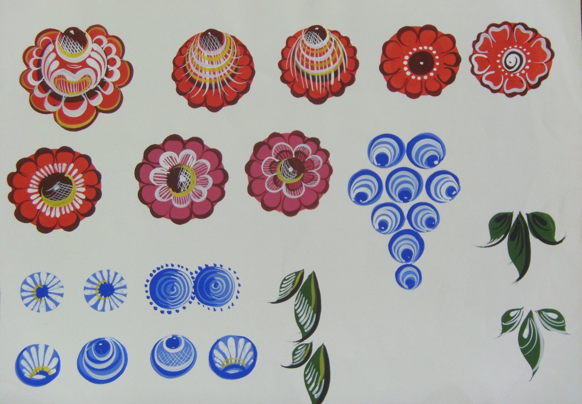 Светлана Зеленцова Уфтюжская роспись