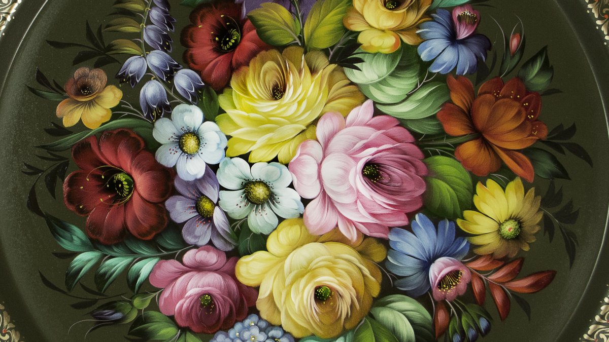 Роспись по дереву народный промысел Городец птицы