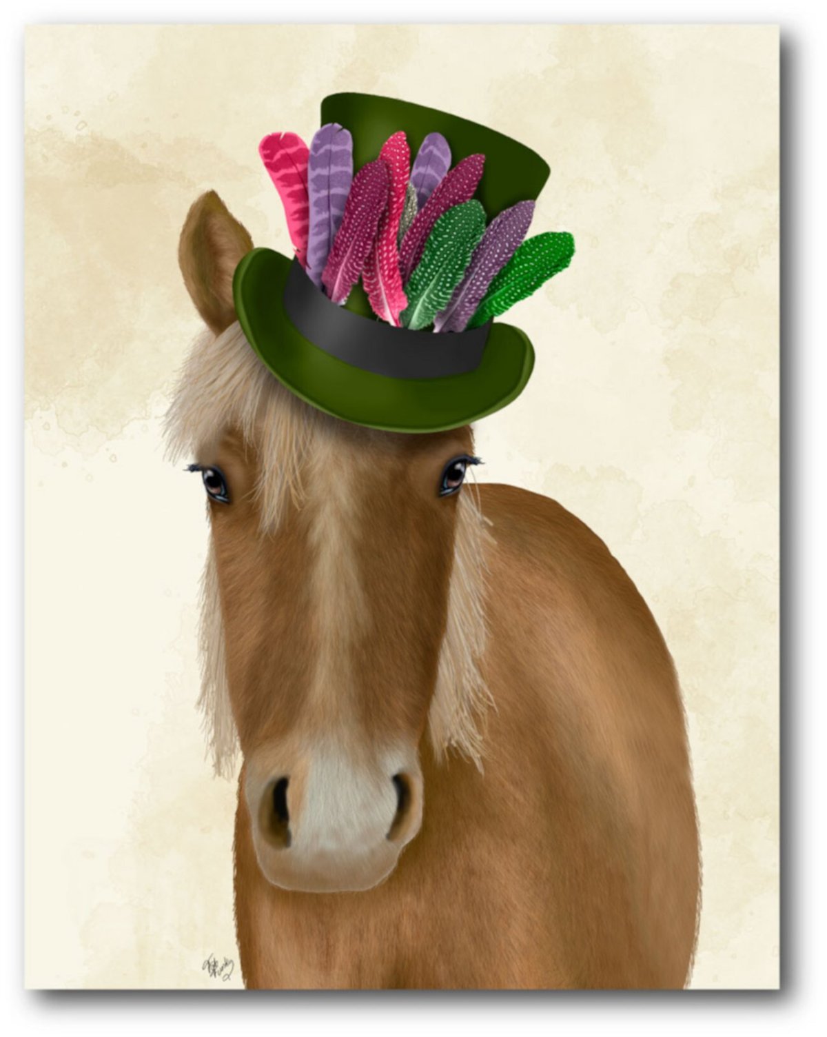 Фотосессия с лошадью в шляпе