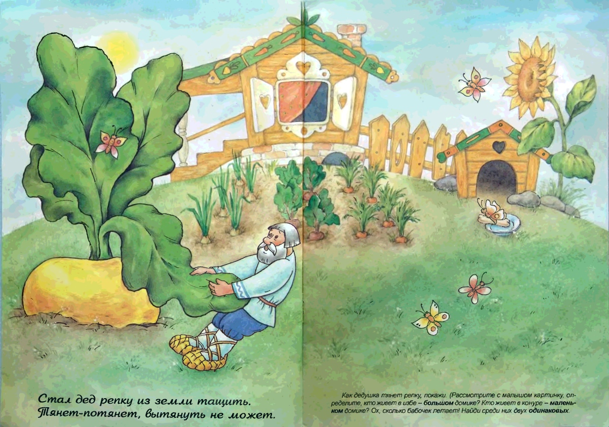 Декорации к сказке Репка