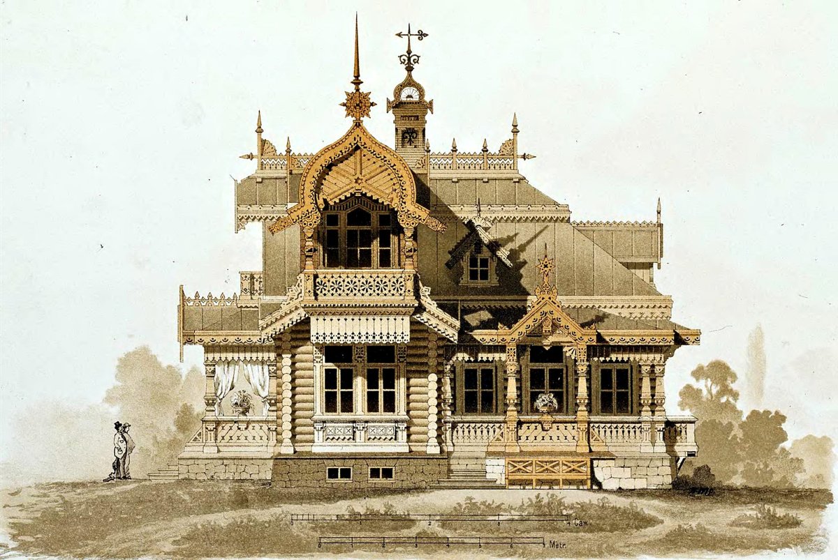 Иван Ропет мотивы русской архитектуры