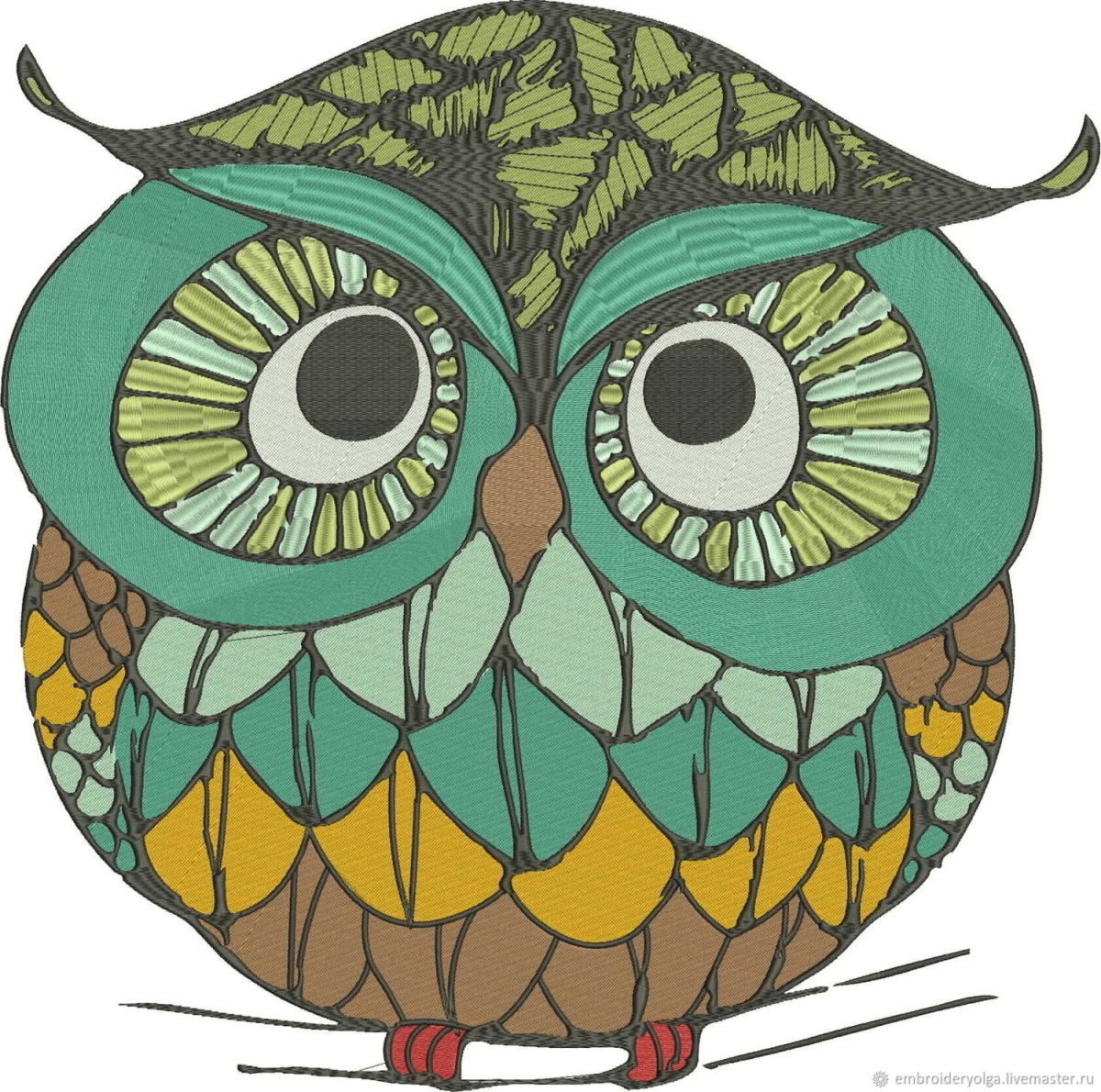 Сова стилизация