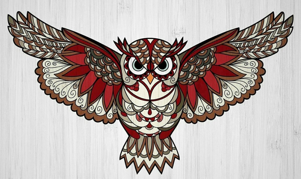 Сова стилизация