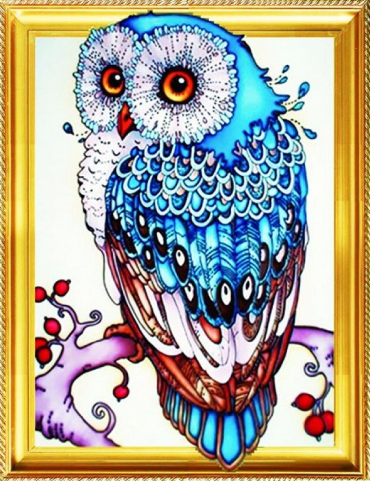 Алмазная мозайка Совушка