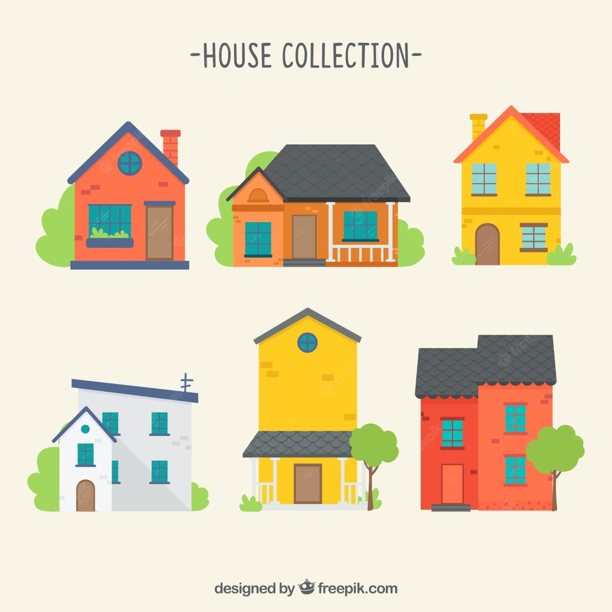 Широкие и узкие домики для детей