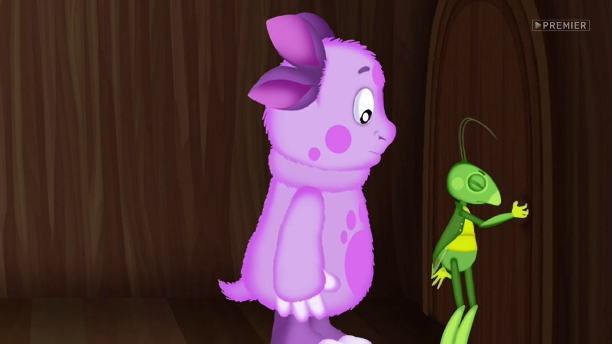 Лунтик (Лунтик и его друзья) озвученный 16см