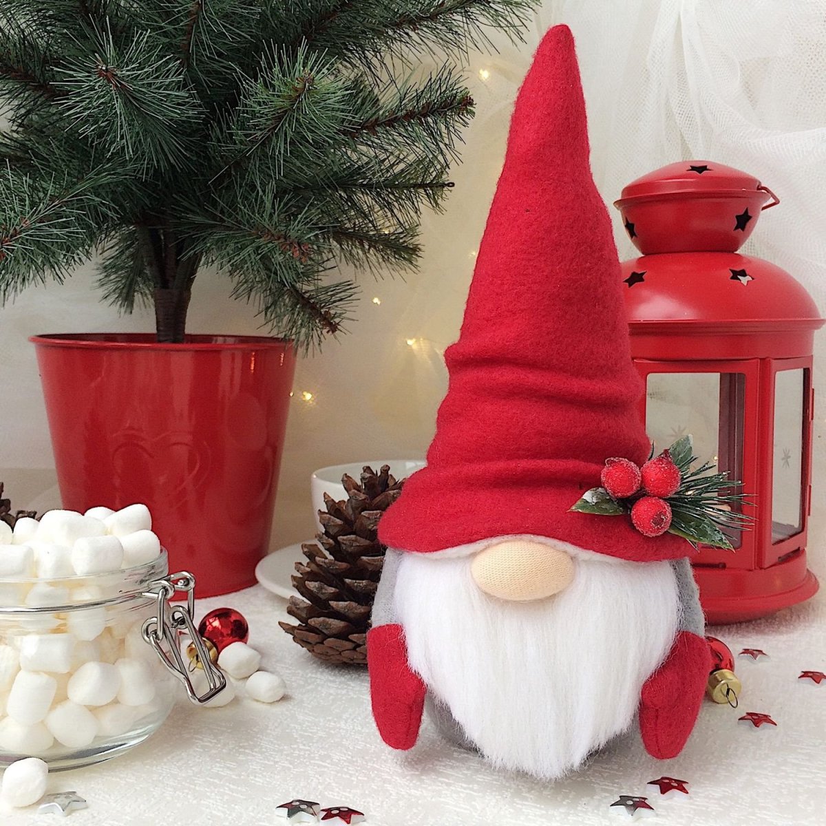 Новогодний Гном рисунок