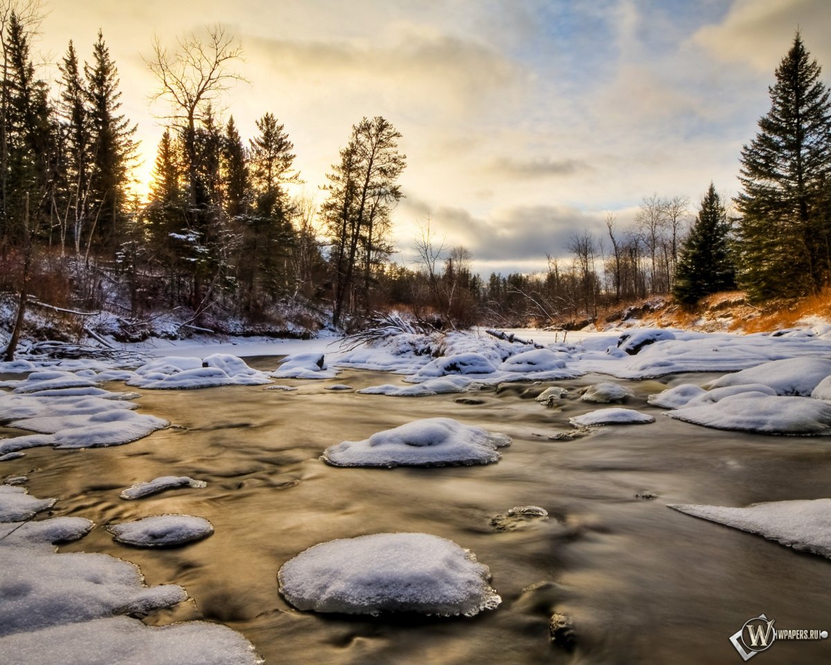 Оттепель фон