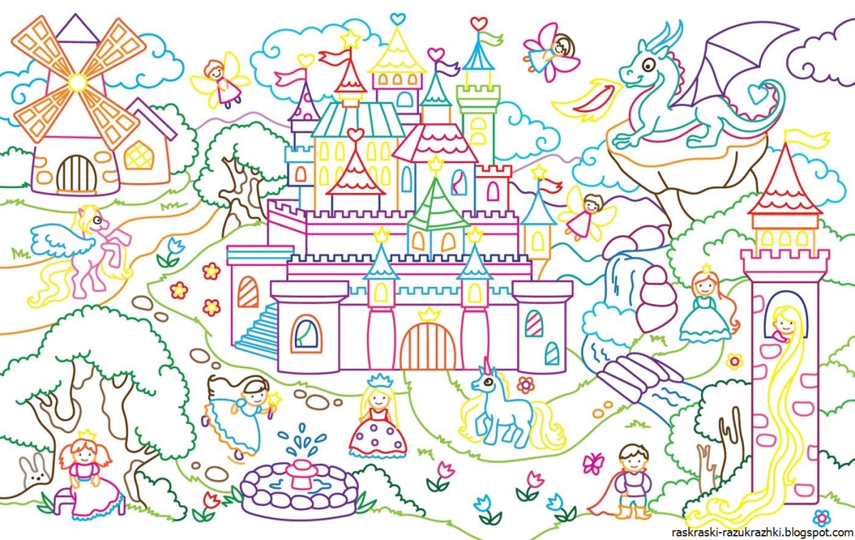 Сказочная карта путешествия