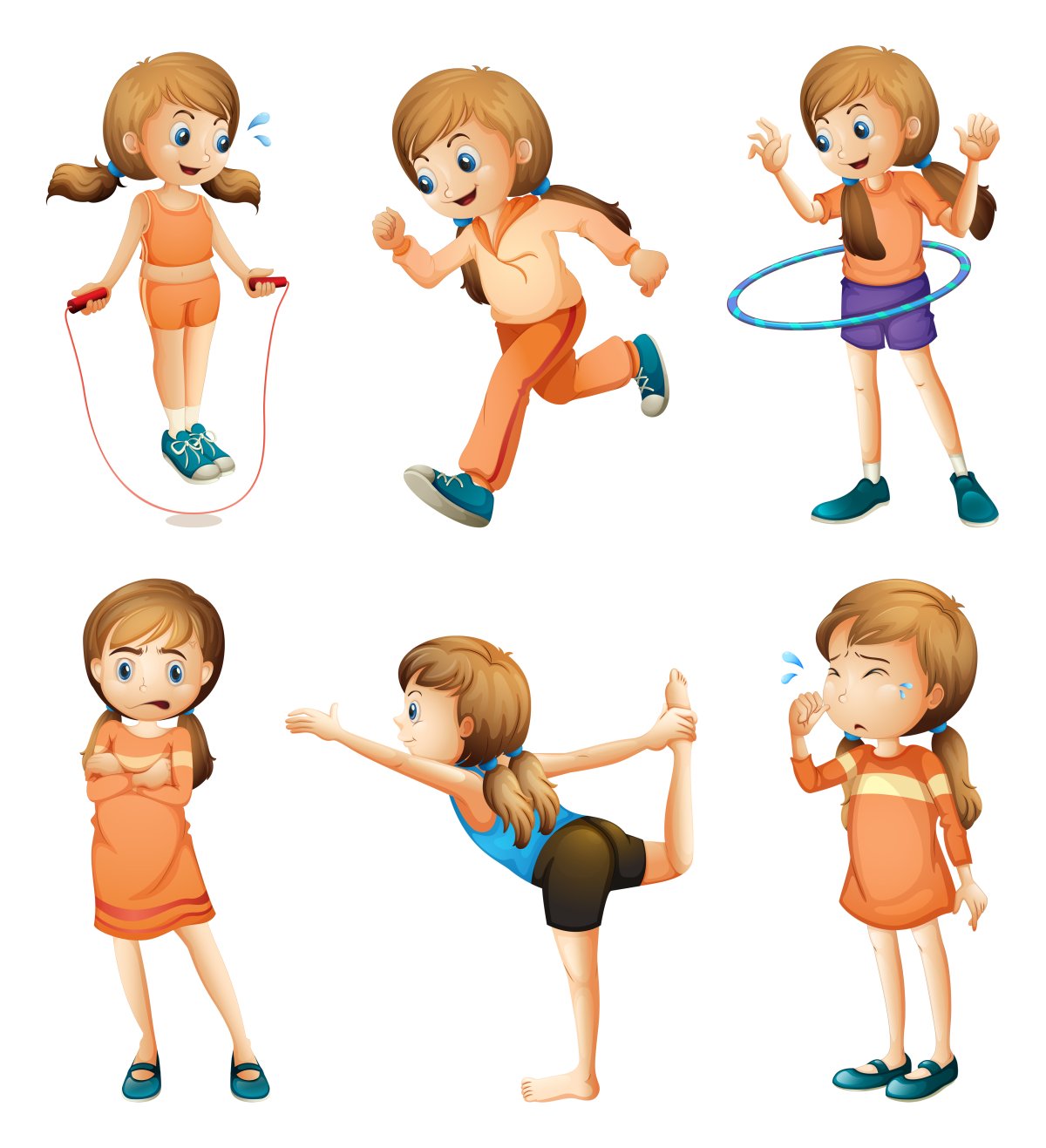 Спортивная семья мультяшные