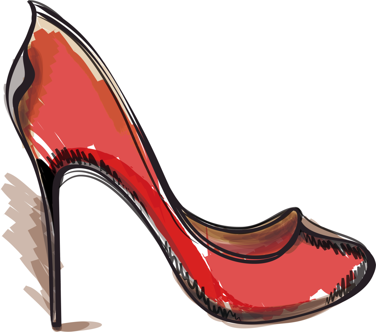 Туфелька мультяшная