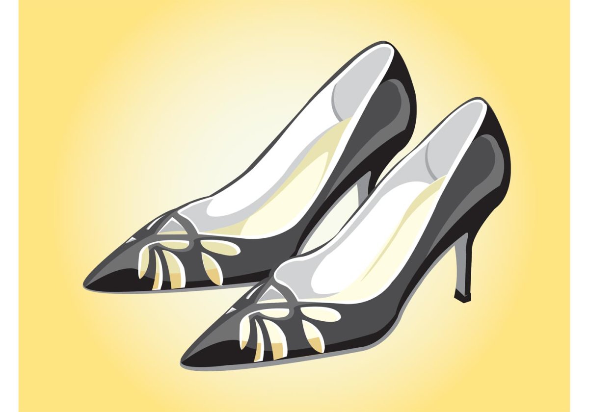 Туфли рисунок