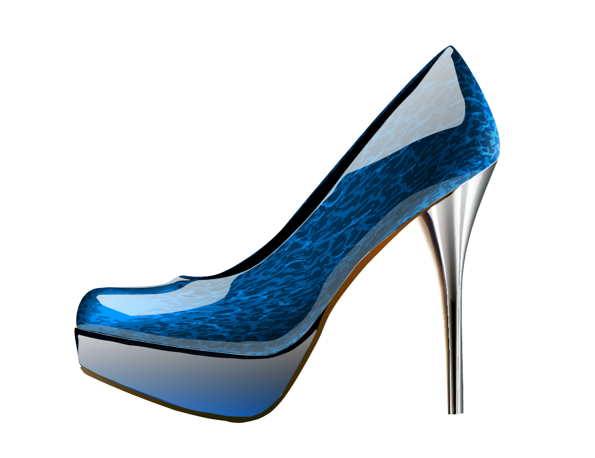 Синие туфли