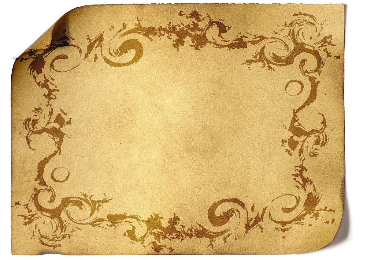Орнамент на пергаменте