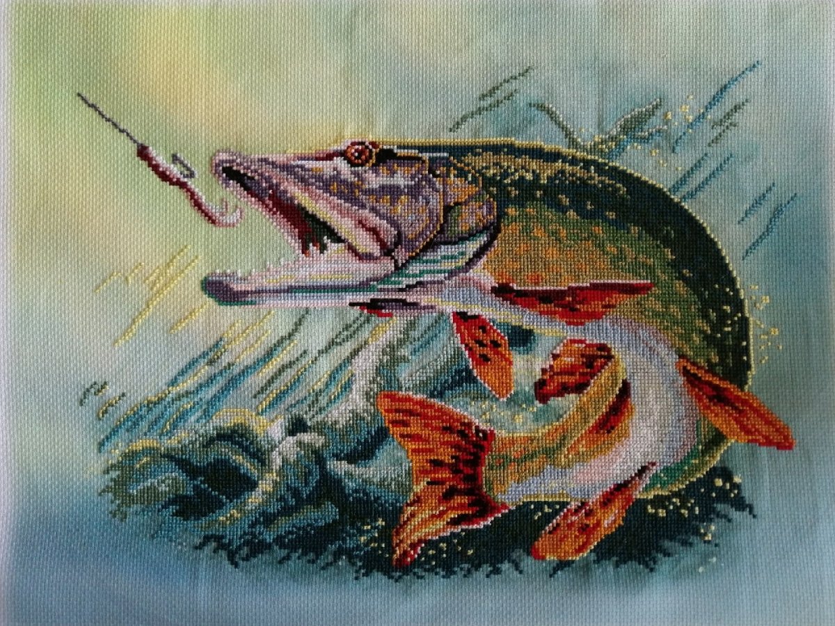 Нарисовать щуку