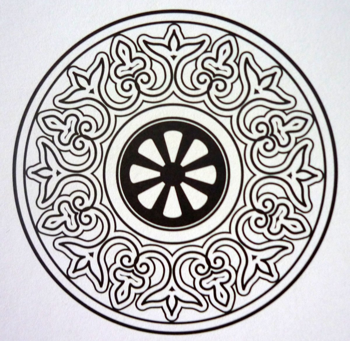 Грузинский орнамент Борджоли